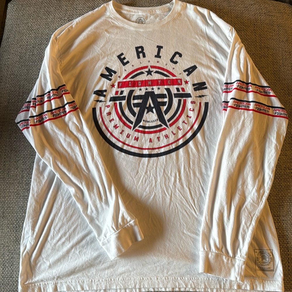 American Fighter Long Sleeve Shirt, Size XXXL